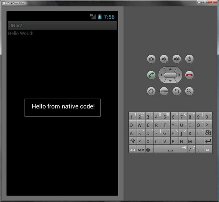 C Running on the Android